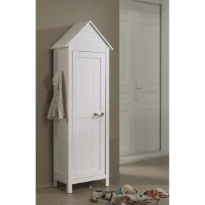 Vipack Armoire 1 Porte Beachhouse Blanc 7