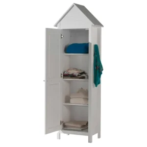 Vipack Armoire 1 Porte Beachhouse Blanc 9