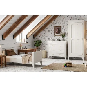 VOX Armoire 1 Porte Blanc 8