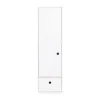 Wookids Armoire 1 Porte Façade Tiroir Blanc 13