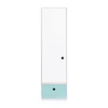 Wookids Armoire 1 Porte Façade Tiroir Bleu Ciel 22