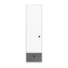 Wookids Armoire 1 Porte Façade Tiroir Gris Espace 17