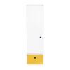 Wookids Armoire 1 Porte Façade Tiroir Jaune 22