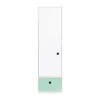 Wookids Armoire 1 Porte Façade Tiroir Vert Menthe 19