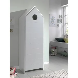 Vipack Armoire 1 Porte Gris 12