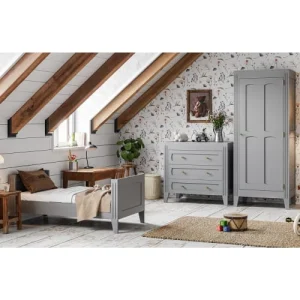 VOX Armoire 1 Porte Gris 12