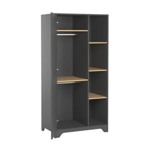 VOX Armoire 1 Porte Gris Naturel 10