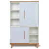 Wookids Armoire 147cm 2 Portes Bleu Ciel 22