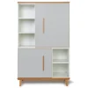 Wookids Armoire 147cm 2 Portes Manhattan Gris 20