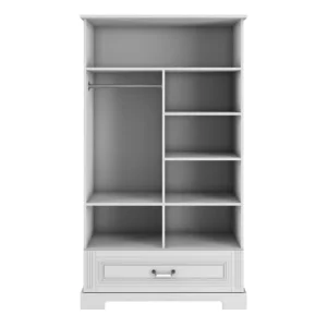 Bellamy Armoire 2 Portes 1 Tiroir Blanc 10