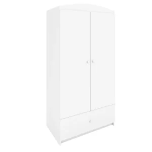 Kocot Kids Armoire 2 Portes 1 Tiroir Blanc 8