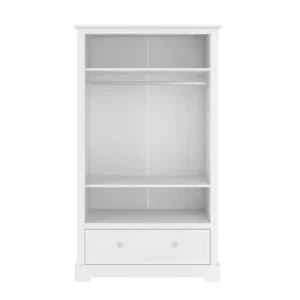 Bellamy Armoire 2 Portes 1 Tiroir Blanc 9