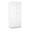 KLUPS Armoire 2 Portes 1 Tiroir Blanc Naturel 14