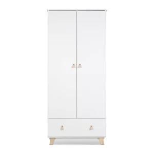 KLUPS Armoire 2 Portes 1 Tiroir Blanc Naturel 10