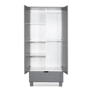 KLUPS Armoire 2 Portes 1 Tiroir Gris 8