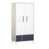 Sauthon Armoire 2 Portes 178x86x57cm Blanc 14