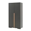 Vipack Armoire 2 Portes Anthracite 11