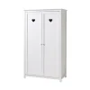 Vipack Armoire 2 Portes Blanc 16