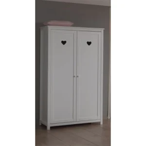 Vipack Armoire 2 Portes Blanc 12