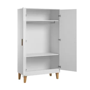 VOX Armoire 2 Portes Blanc 7