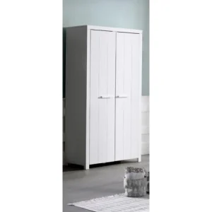 Vipack Armoire 2 Portes Blanc 12