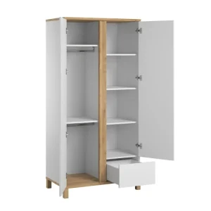 VOX Armoire 2 Portes Blanc 7