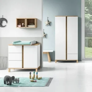 VOX Armoire 2 Portes Blanc 9