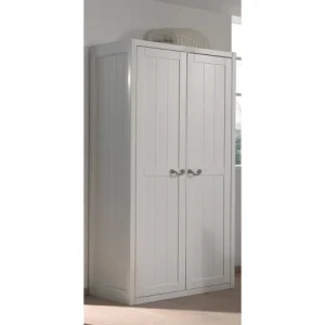 Vipack Armoire 2 Portes Blanc 9