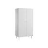 VOX Armoire 2 Portes Blanc 11