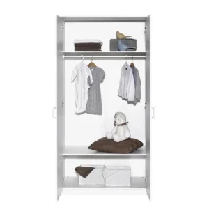 Schardt Armoire 2 Portes Blanc 7