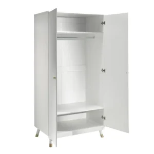 Vipack Armoire 2 Portes Blanc 7