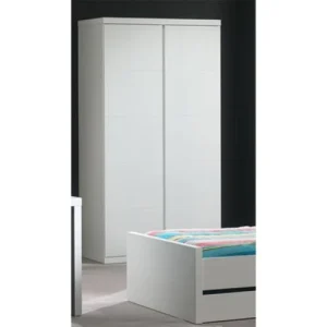 Vipack Armoire 2 Portes Blanc 7