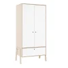 VOX Armoire 2 Portes Blanc 16