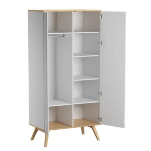 VOX Armoire 2 Portes Blanc 7