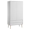 VOX Armoire 2 Portes Blanc 17