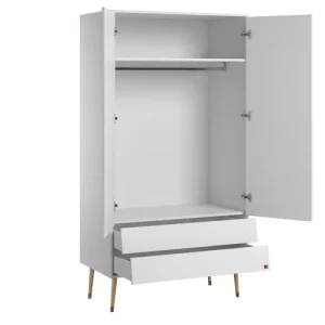 VOX Armoire 2 Portes Blanc 7