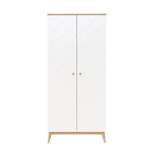 Bopita Armoire 2 Portes Blanc Chêne 10