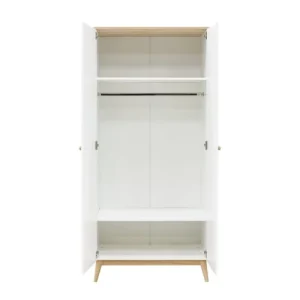 Bopita Armoire 2 Portes Blanc Chêne 12