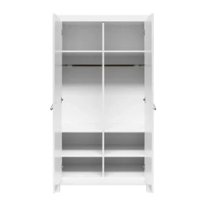 Bopita Armoire 2-portes Blanc En MDF Et Panneaux De Particules 11