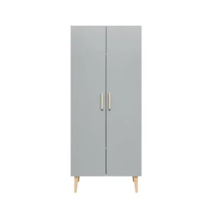 Bopita Armoire 2 Portes Blanc Gris 9