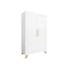 Bopita Armoire 2 Portes Blanc Naturel 20