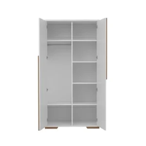 Pinio Armoire 2 Portes Blanc Naturel 8