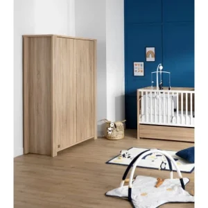 Sauthon Armoire 2 Portes Chêne Couleur Bois 11