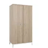 Galipette Armoire 2 Portes En Bois Imitation Chêne Blond 58cm 16