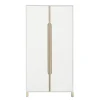 CALICOSY Armoire 2 Portes Enfant – Blanc 101 X H194 Cm 22