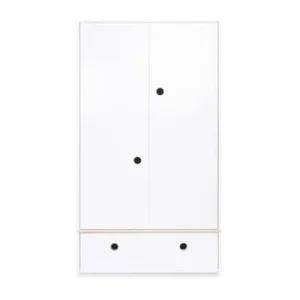 Wookids Armoire 2 Portes Façade Tiroir Jaune 18