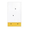 Wookids Armoire 2 Portes Façade Tiroir Jaune 22