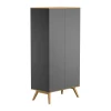 VOX Armoire 2 Portes Gris 20