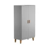 VOX Armoire 2 Portes Gris 22