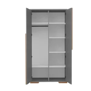 Pinio Armoire 2 Portes Gris Naturel 8